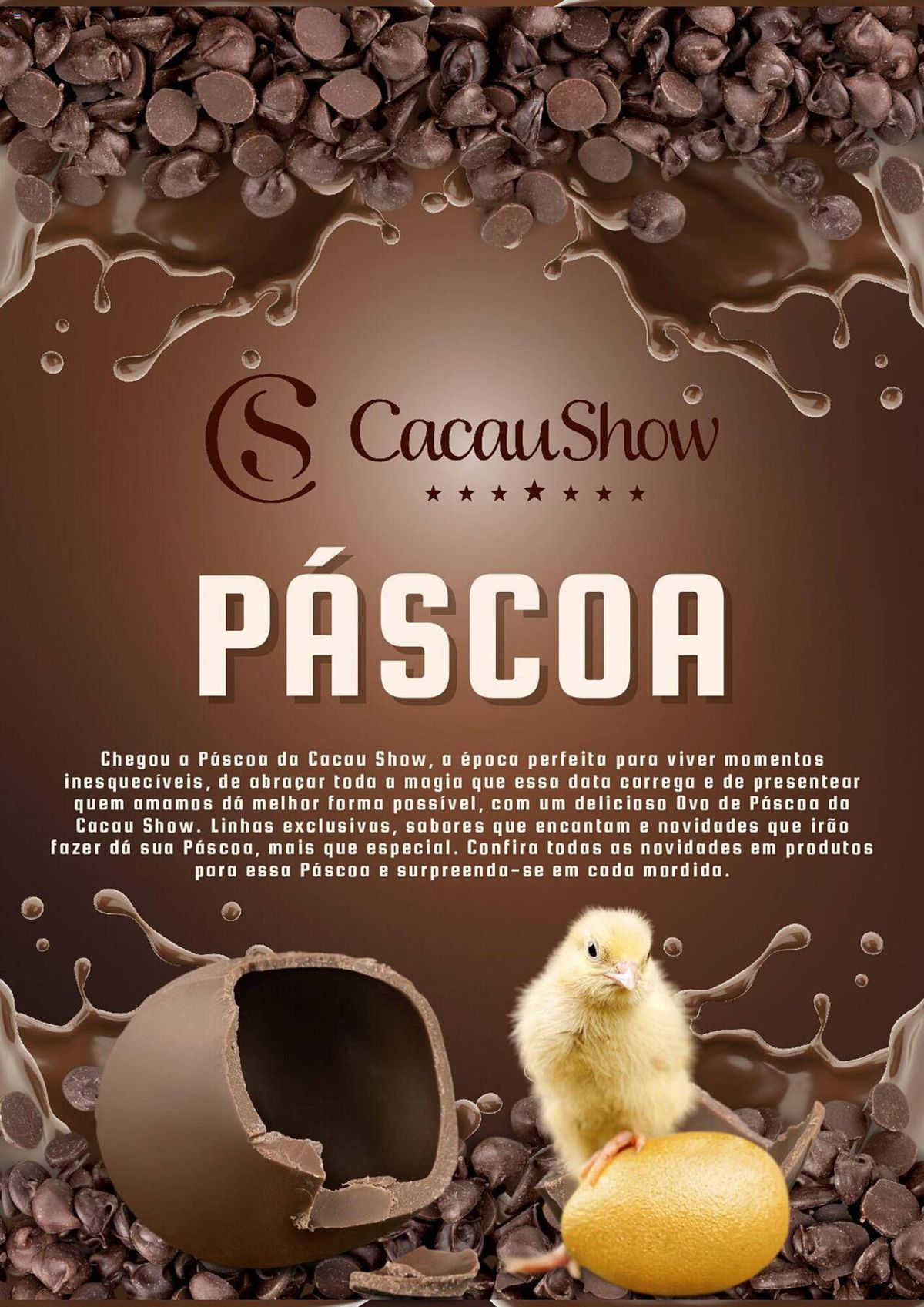 Promoção de Ovos de Páscoa e Coelho de Chocolate na Cacau Show, Páscoa Cacau Show, 07-03-2024, Caca