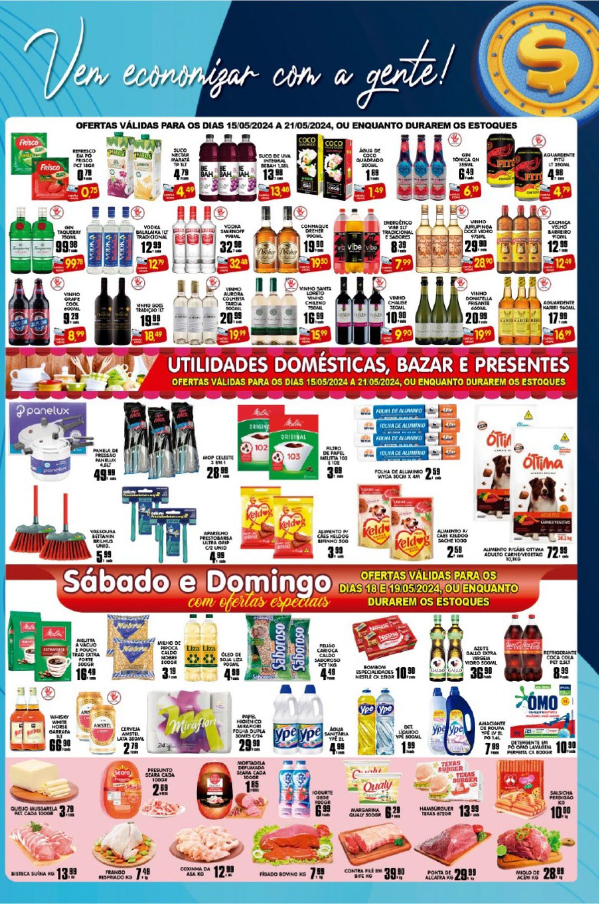 Promoção de produtos alimentícios, Ofertas Supermercado Higas, 21-05-2024, Supermercado Higas