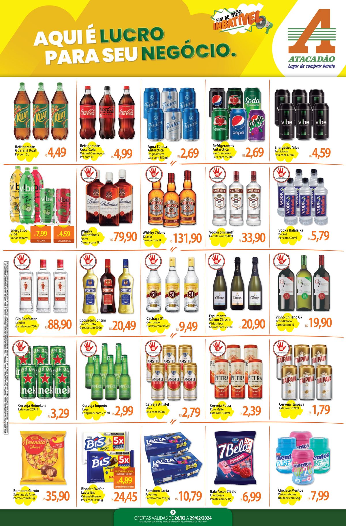 Refrigerante, Energético, Gin e mais em promoção!