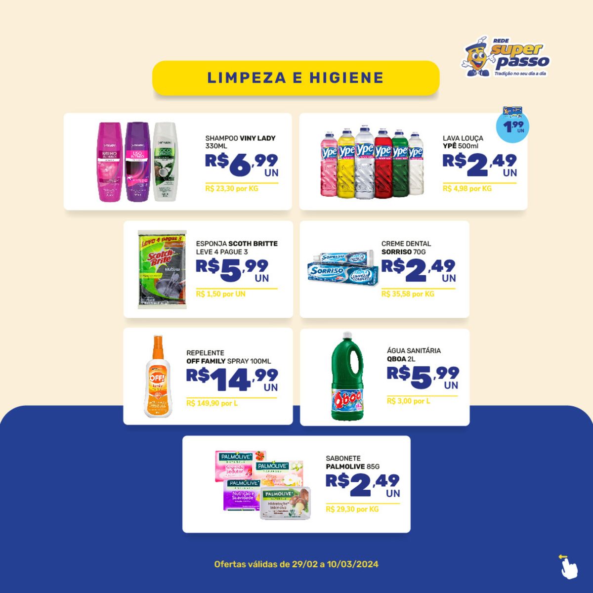 Produtos de Limpeza e Higiene em oferta!