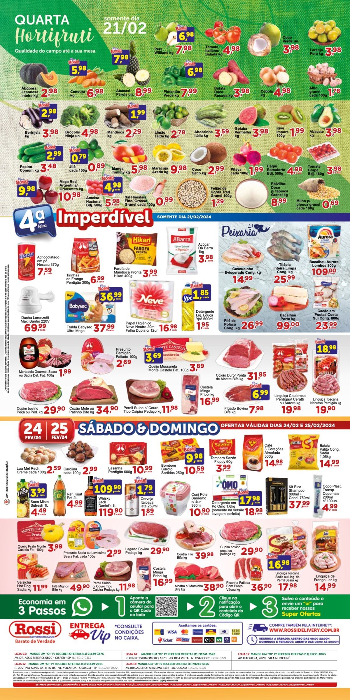 Ofertas especiais em alimentos e produtos de limpeza!