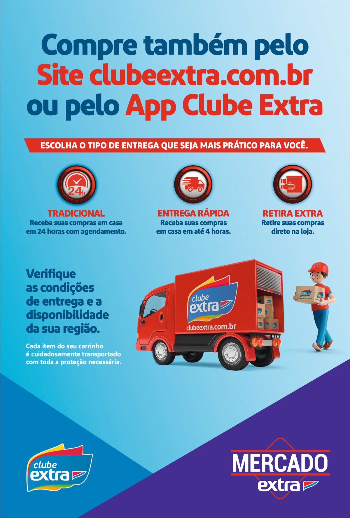 Promoções em Supermercados com entrega rápida e retirada na loja