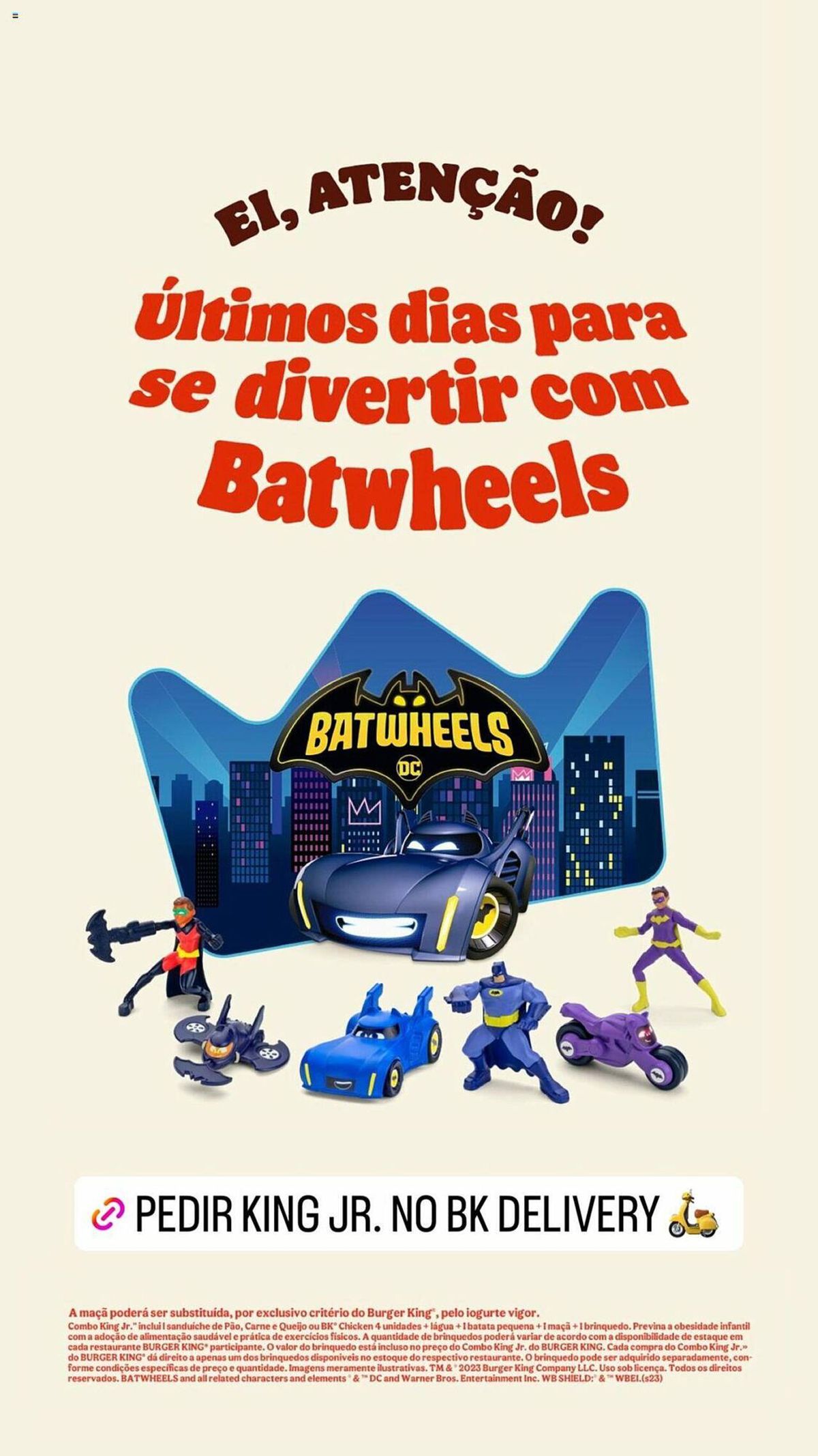 Promoção das BatWheels
