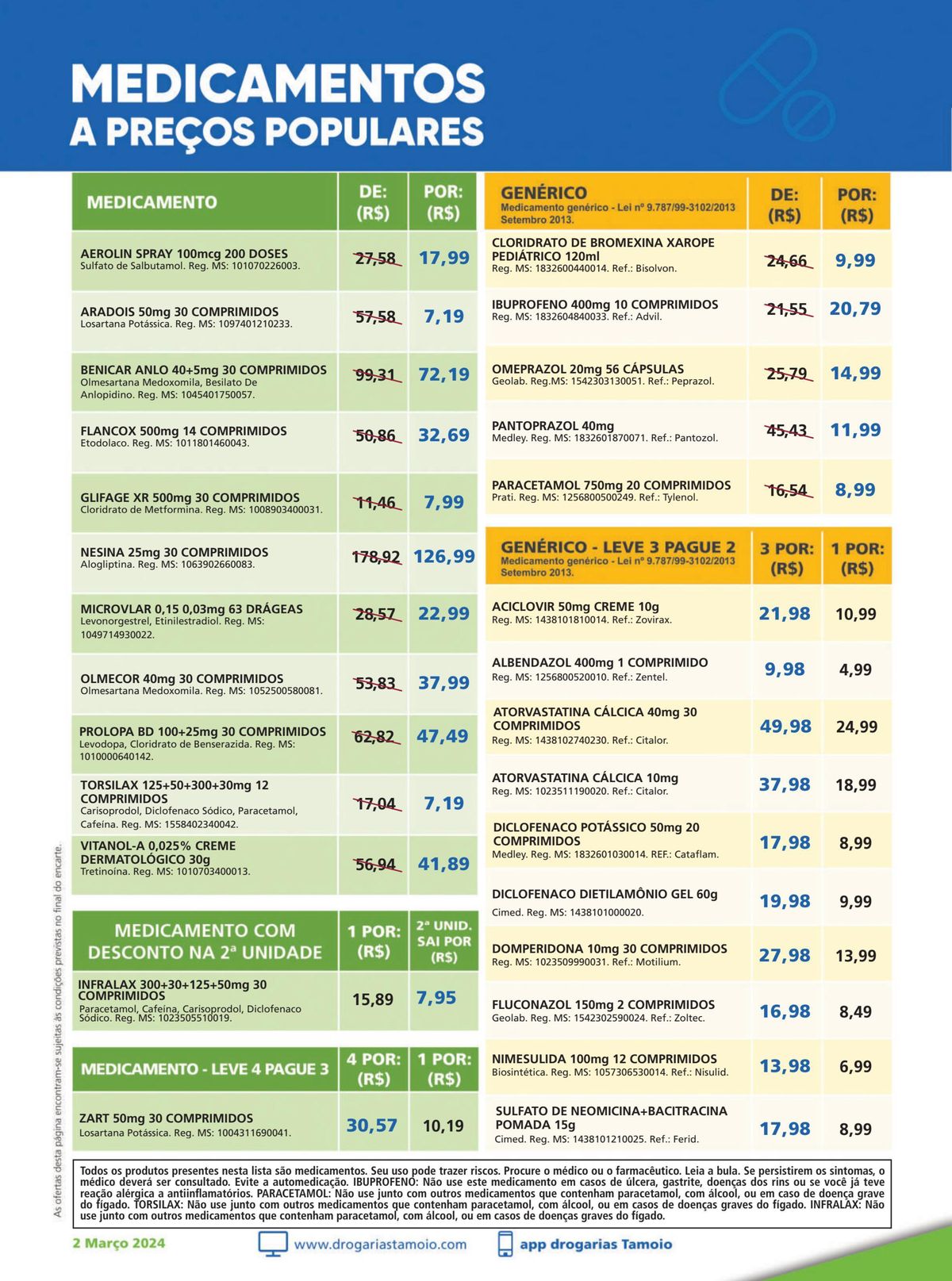 Medicamentos em promoção na categoria Farmácias%