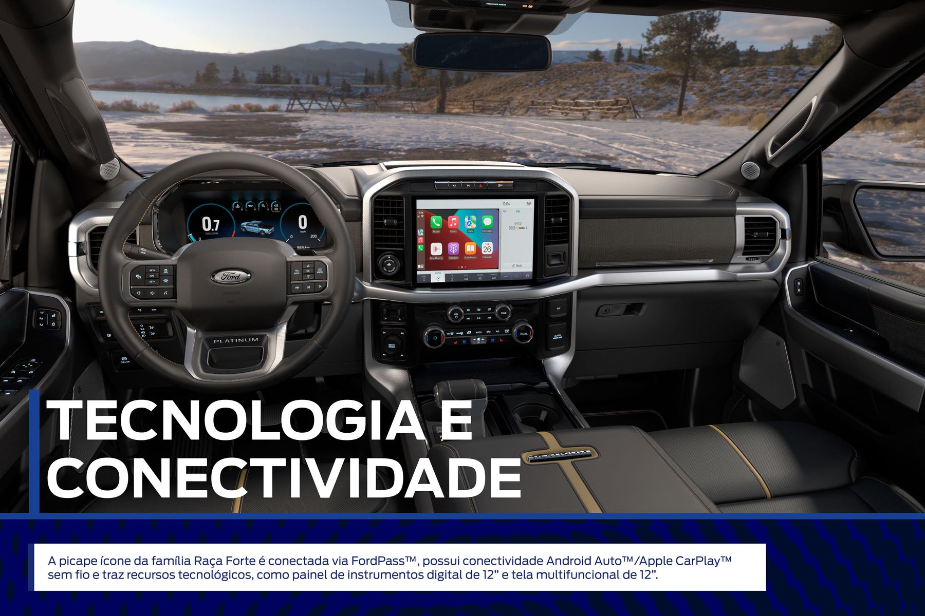 Oferta Especial: Picape com Conectividade FordPass™ e Tecnologia Avançada