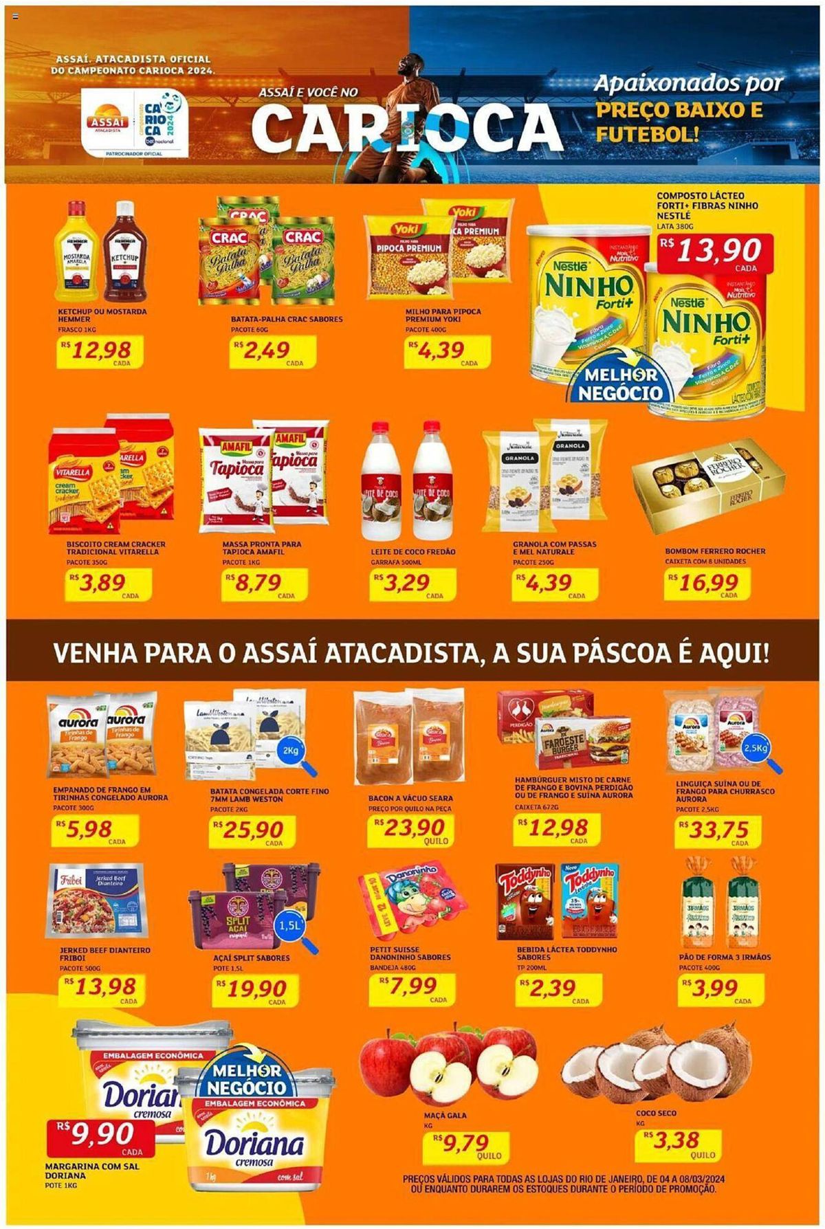 Promoção de Supermercados - Milho para pipoca, batata-palha, biscoito cream cracker e mais!