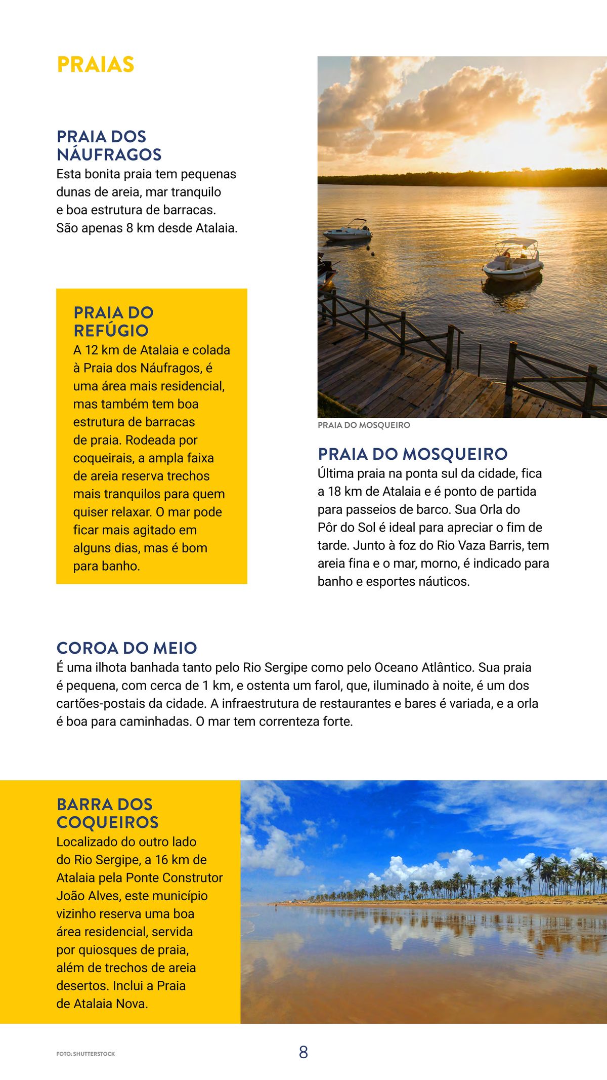 Descontos em pacotes para praias de Aracaju