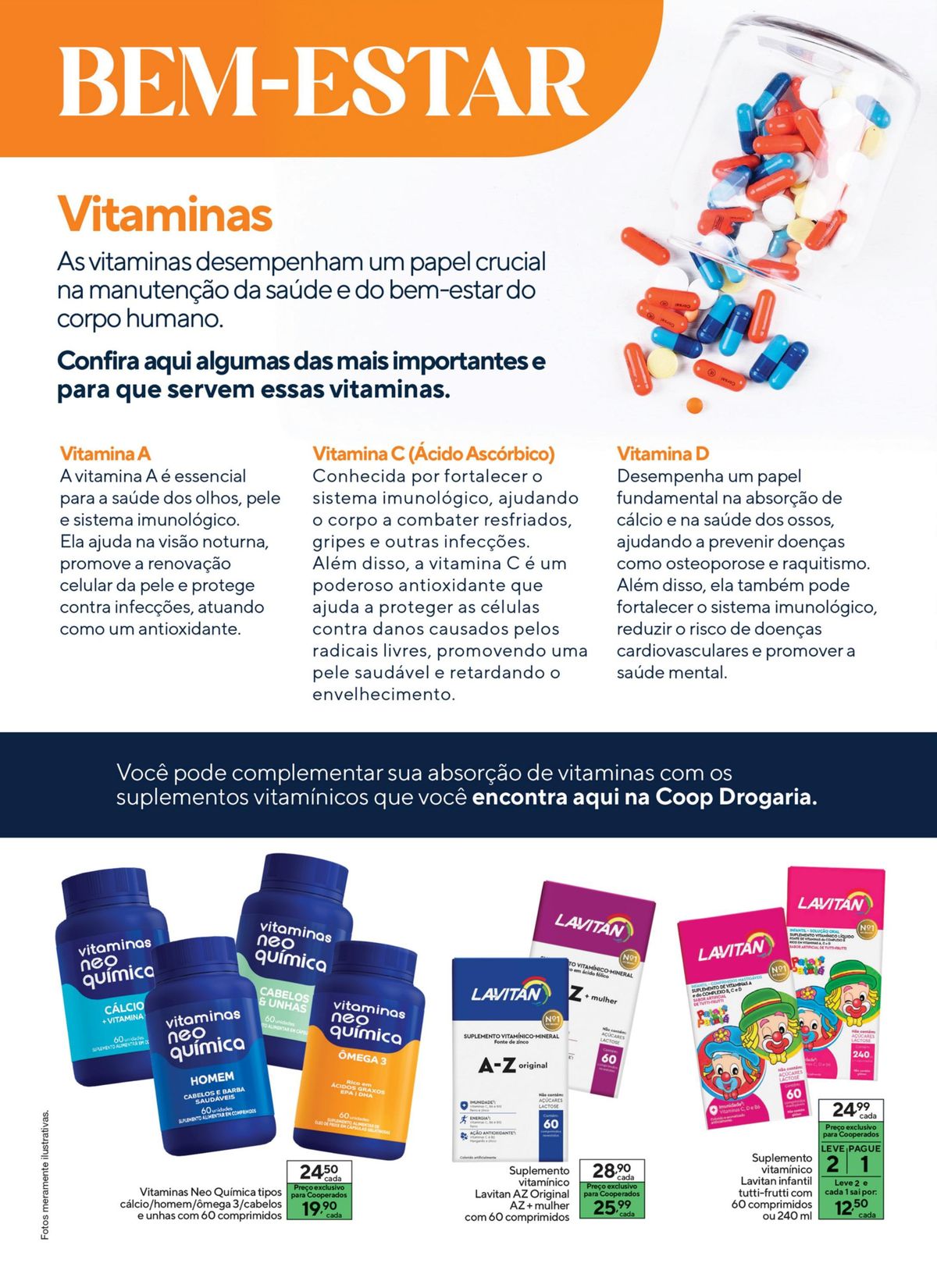 Suplementos Vitamínicos em Promoção