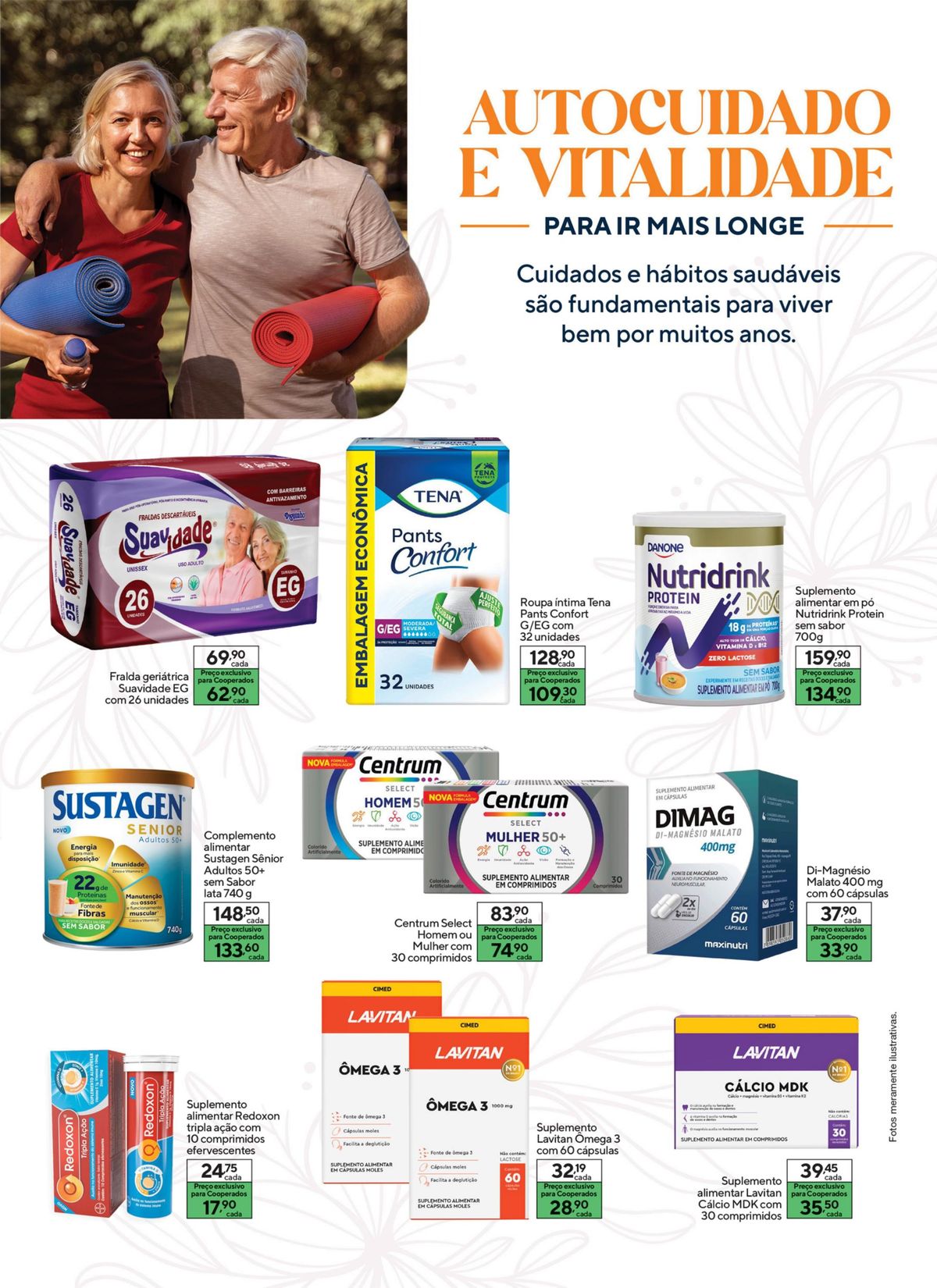 Suplementos alimentares em promoção