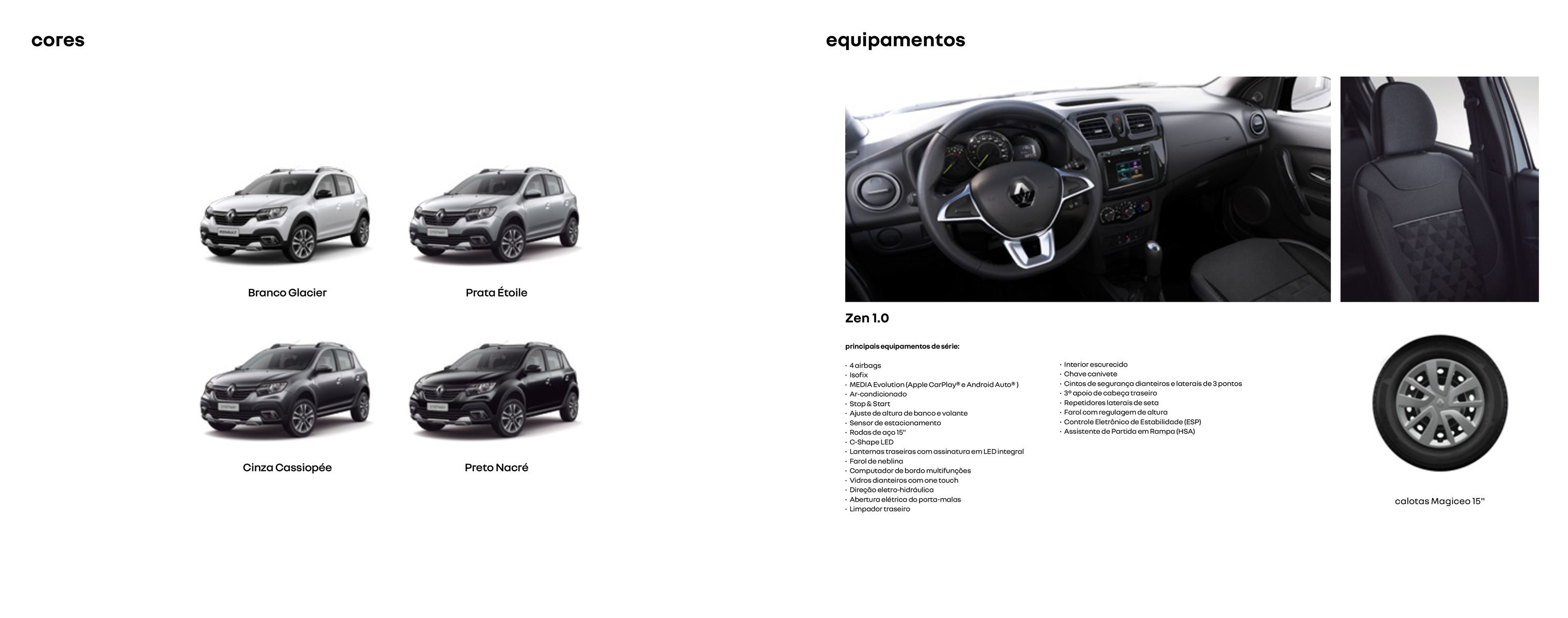 Descontos especiais para o Renault Zen 1.0 com equipamentos de série exclusivos