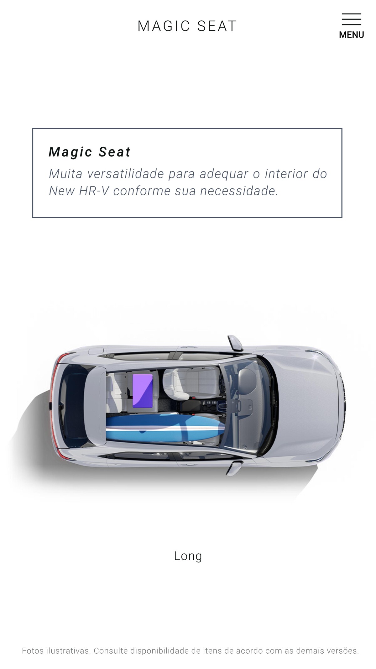 Magic Seat do New HR-V