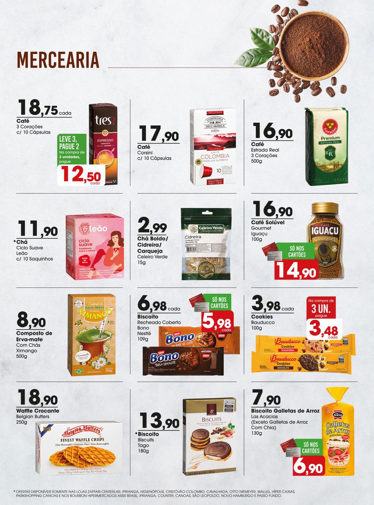 Promoções em Mercearia no Zaffari - Supermercados