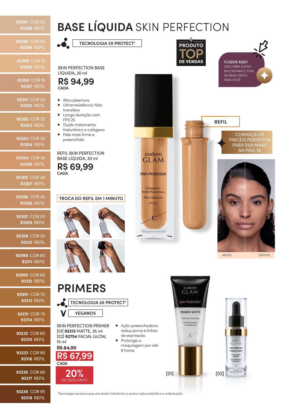 Promoção Base Líquida Skin Perfection