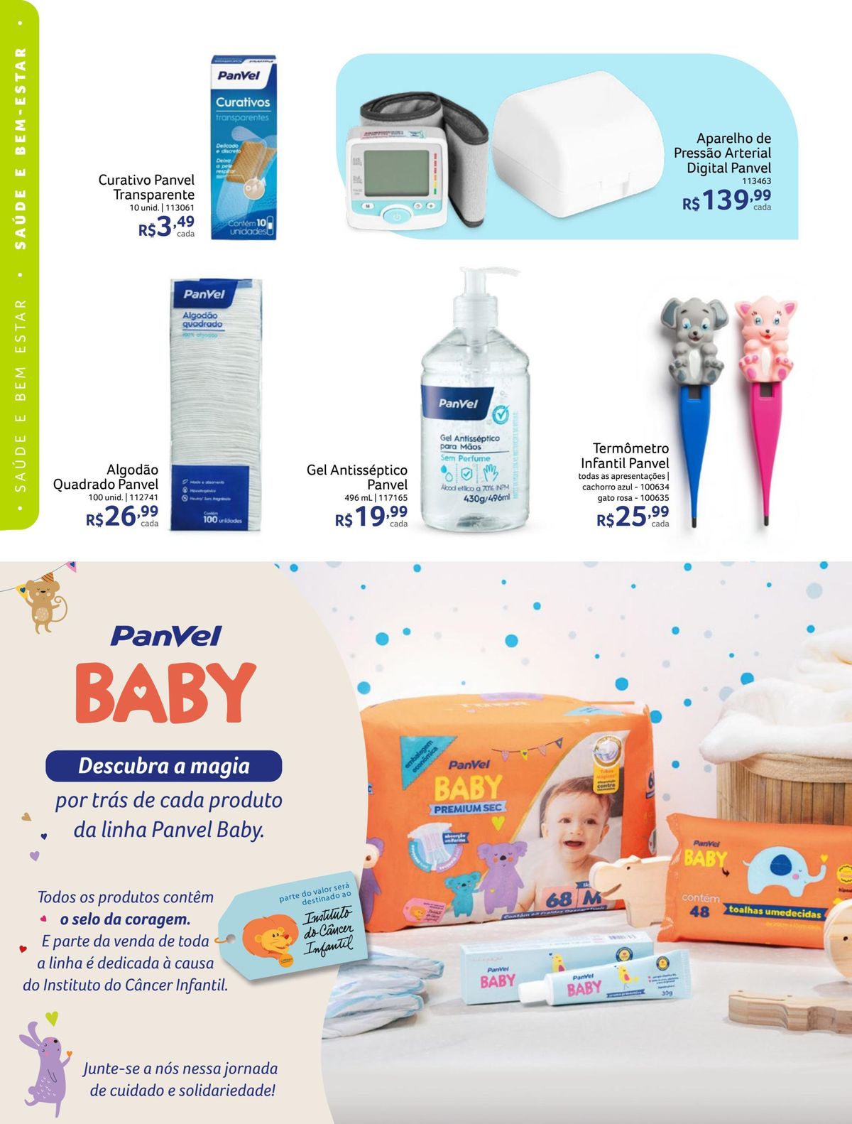 Curativos e Gel Antisséptico em Promoção na Panvel Farmácias