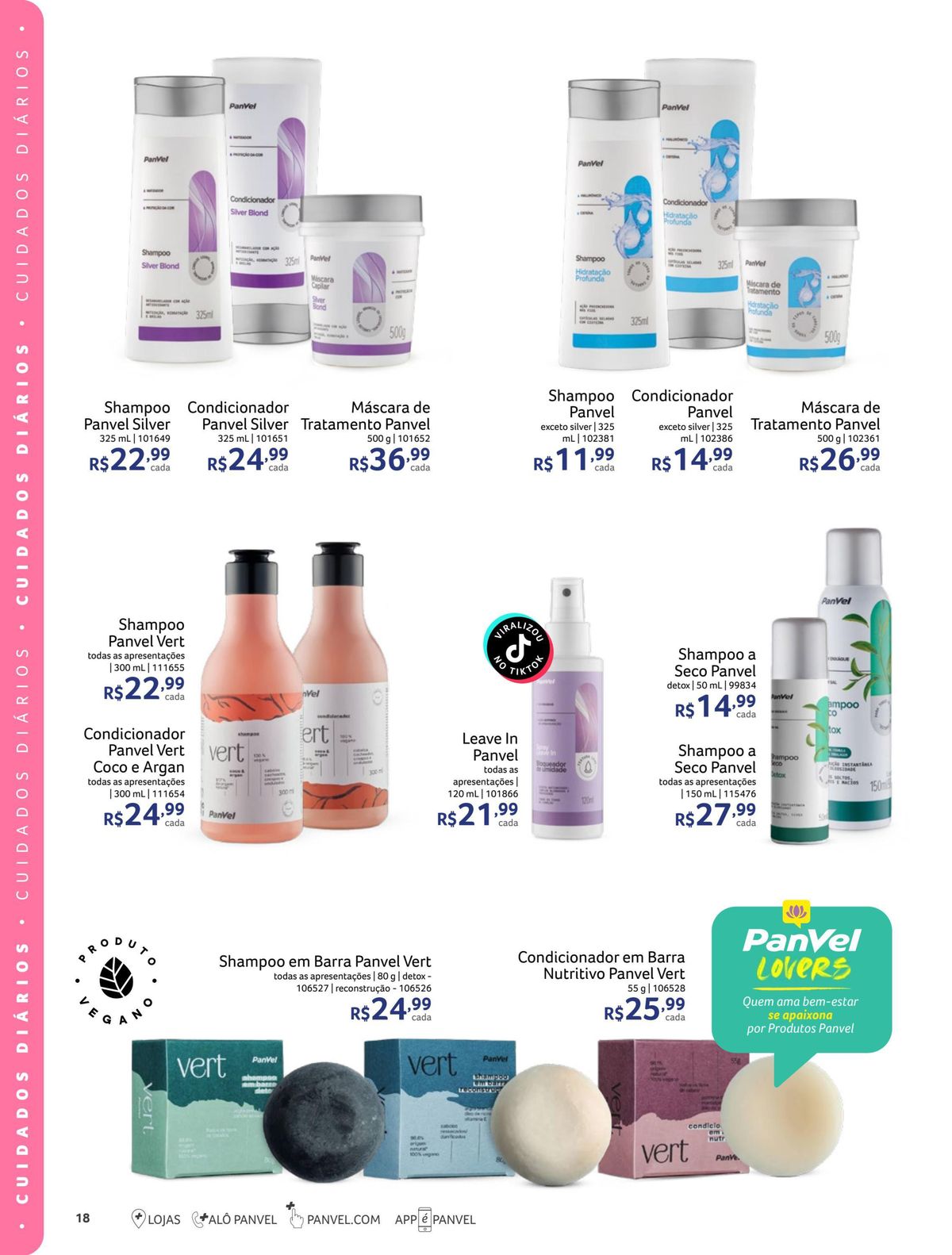 Promoção de Shampoos e Condicionadores Panvel