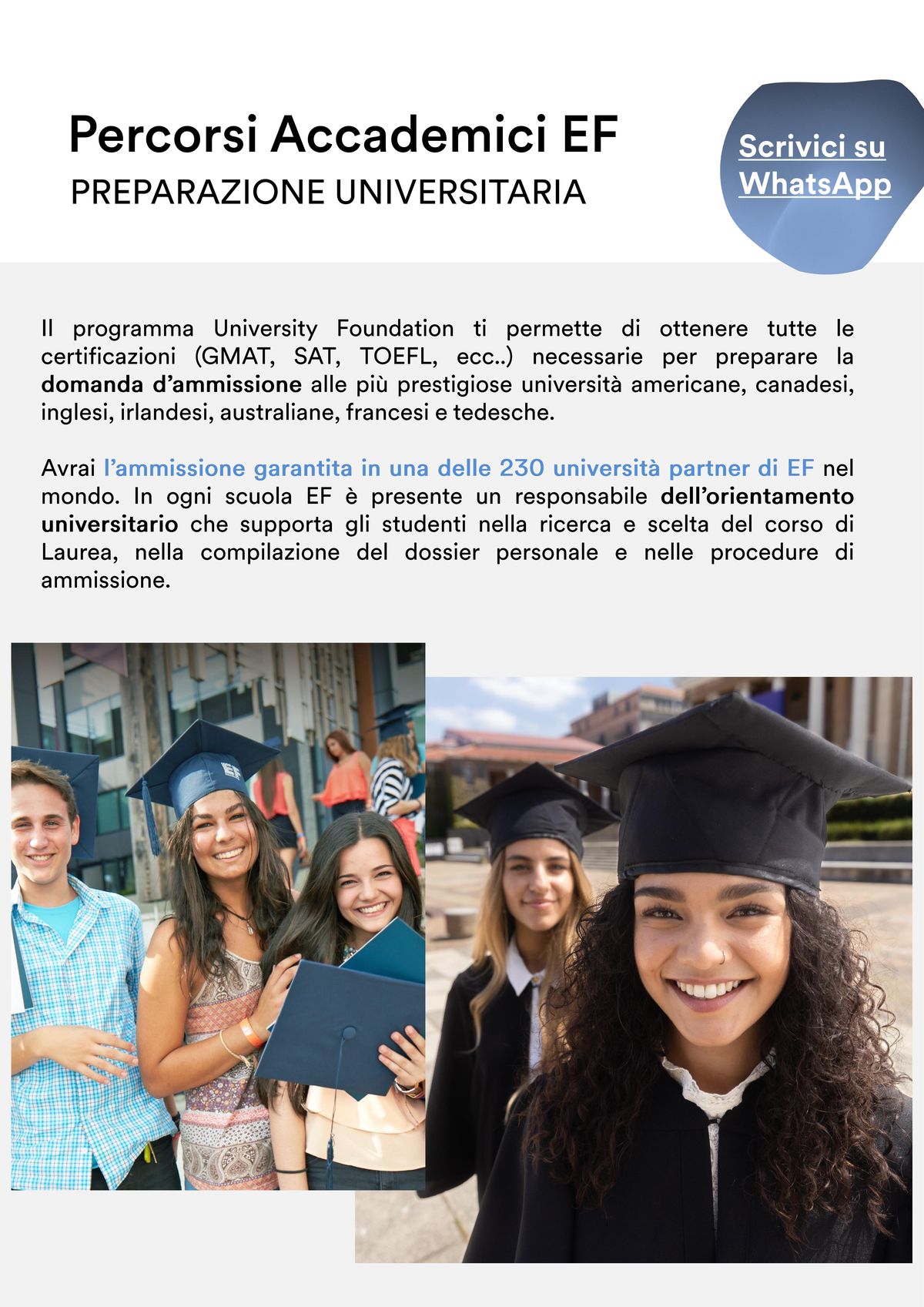 Programa University Foundation e Preparazione Universitaria Leo