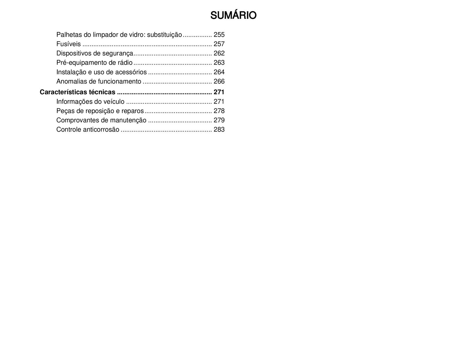 Palhetas do limpador de vidro: substituição