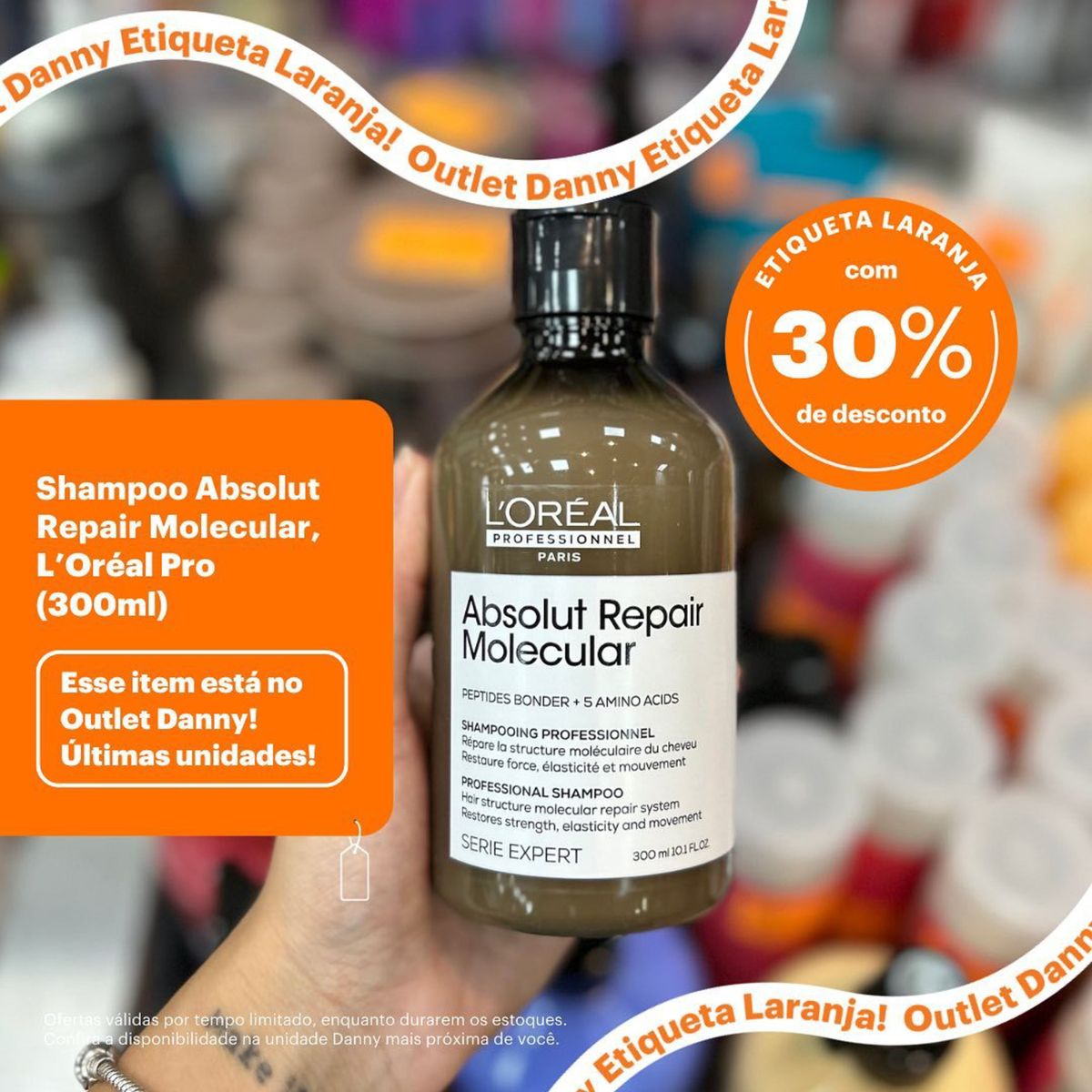 Shampoo Absolut Repair Molecular (300ml)