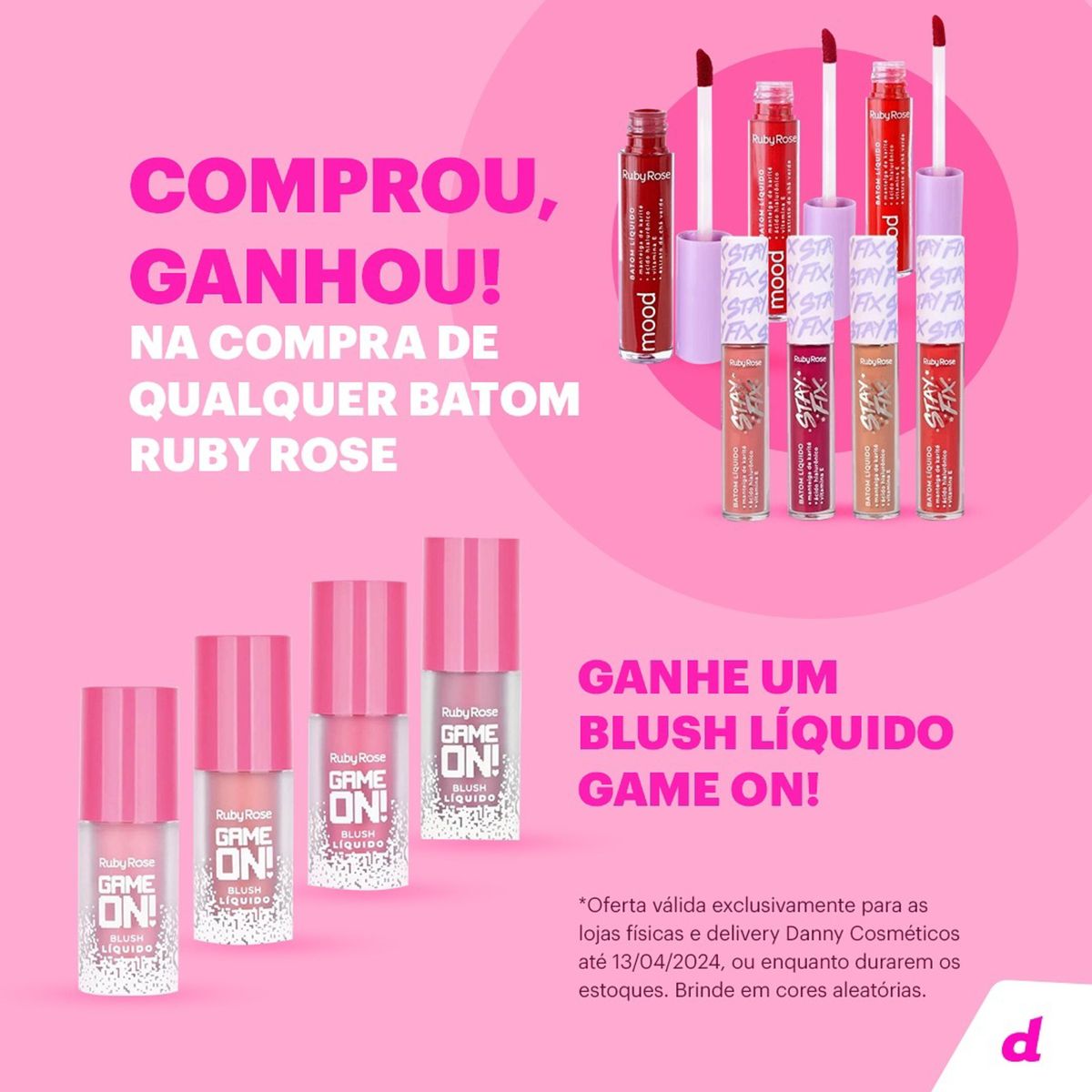 Ganhe um Blush Líquido