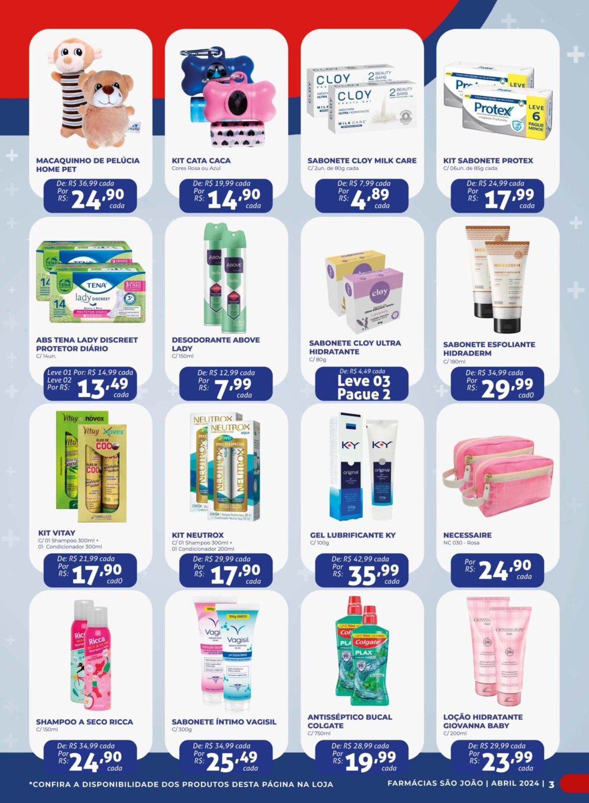 Promoção de produtos de higiene pessoal