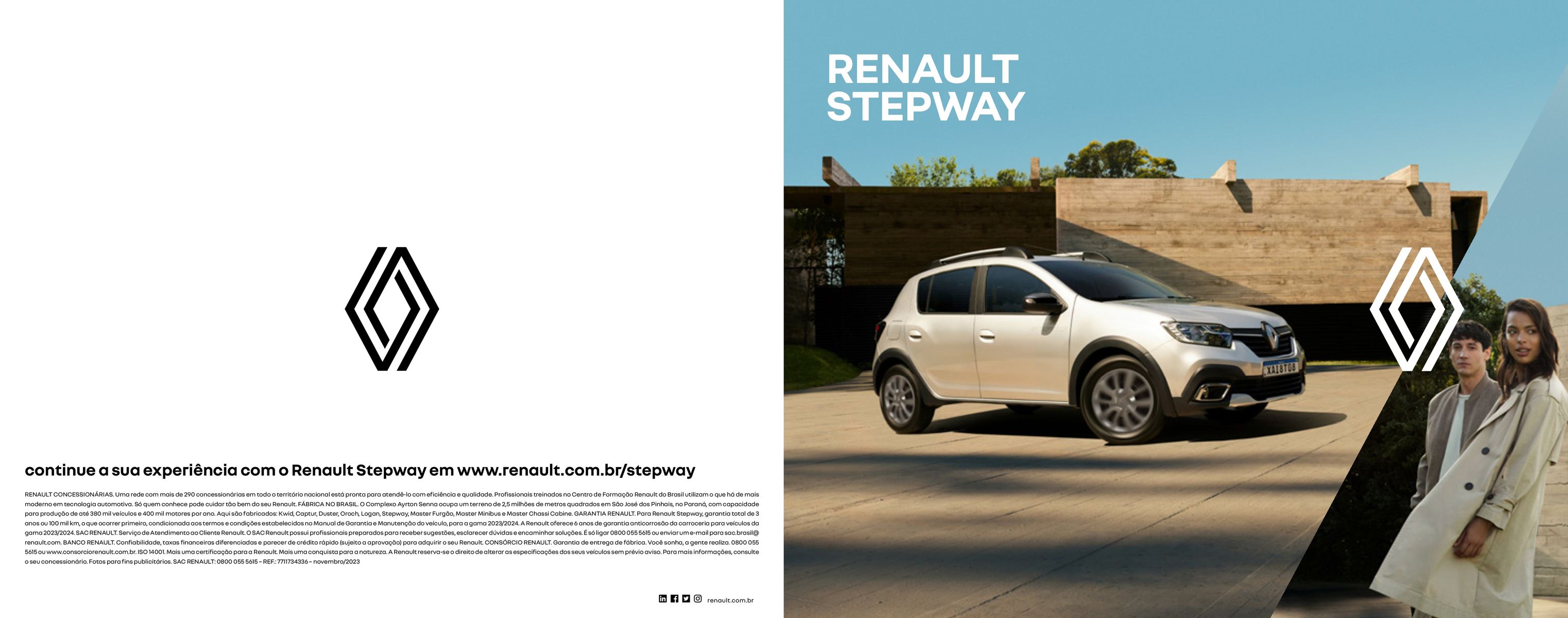 Renault Stepway e outros veículos em destaque