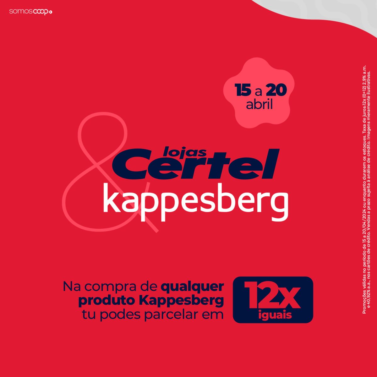 Promoção: Parcelamento em até 8 vezes sem juros para produtos Kappesberg