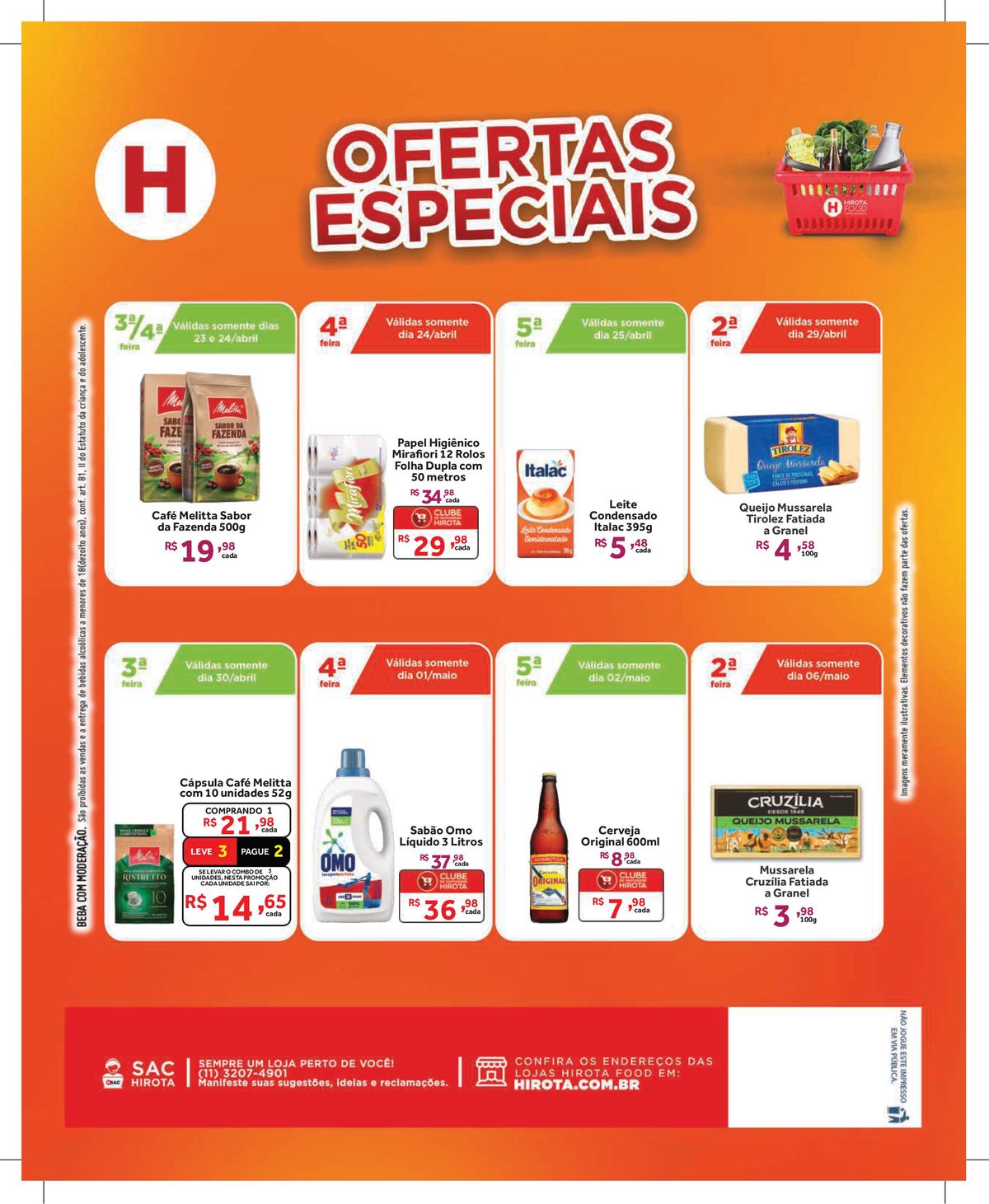 Promoção de Queijo Mussarela Tirolez e Cruzilia