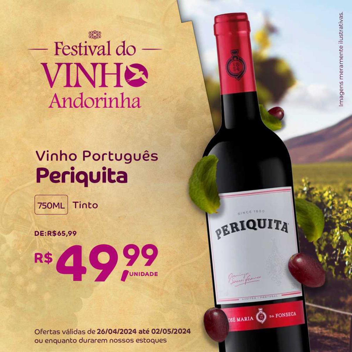 Festival do Vinho Português Periquita - 750ML Tinto