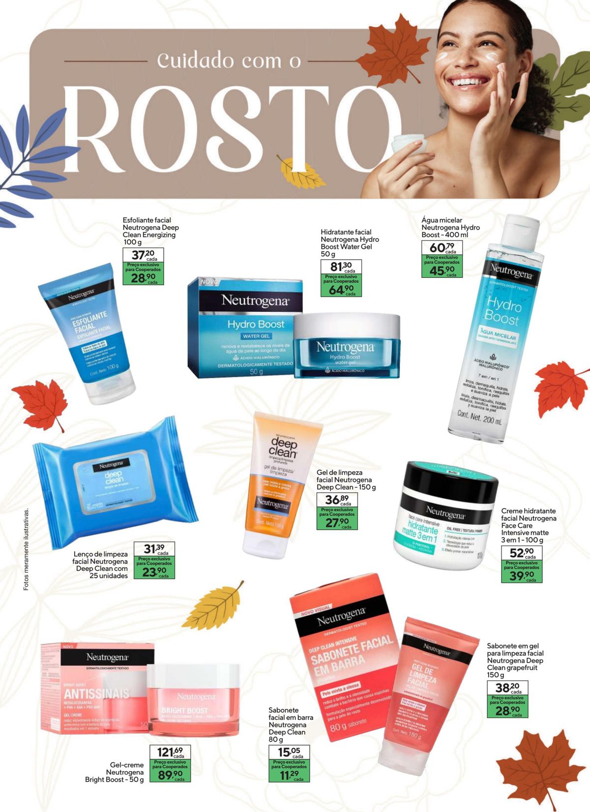 Promoção de Produtos Neutrogena para Limpeza Facial