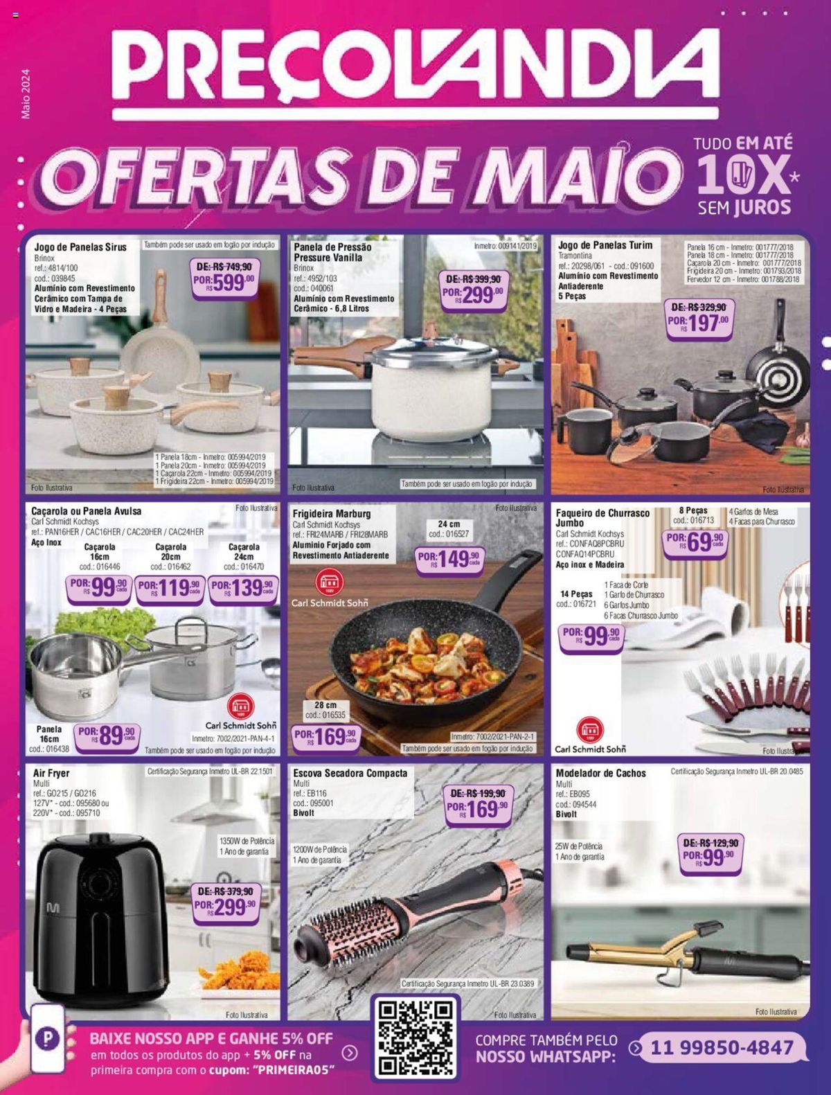 Promoção de Panelas e Utensílios de Cozinha