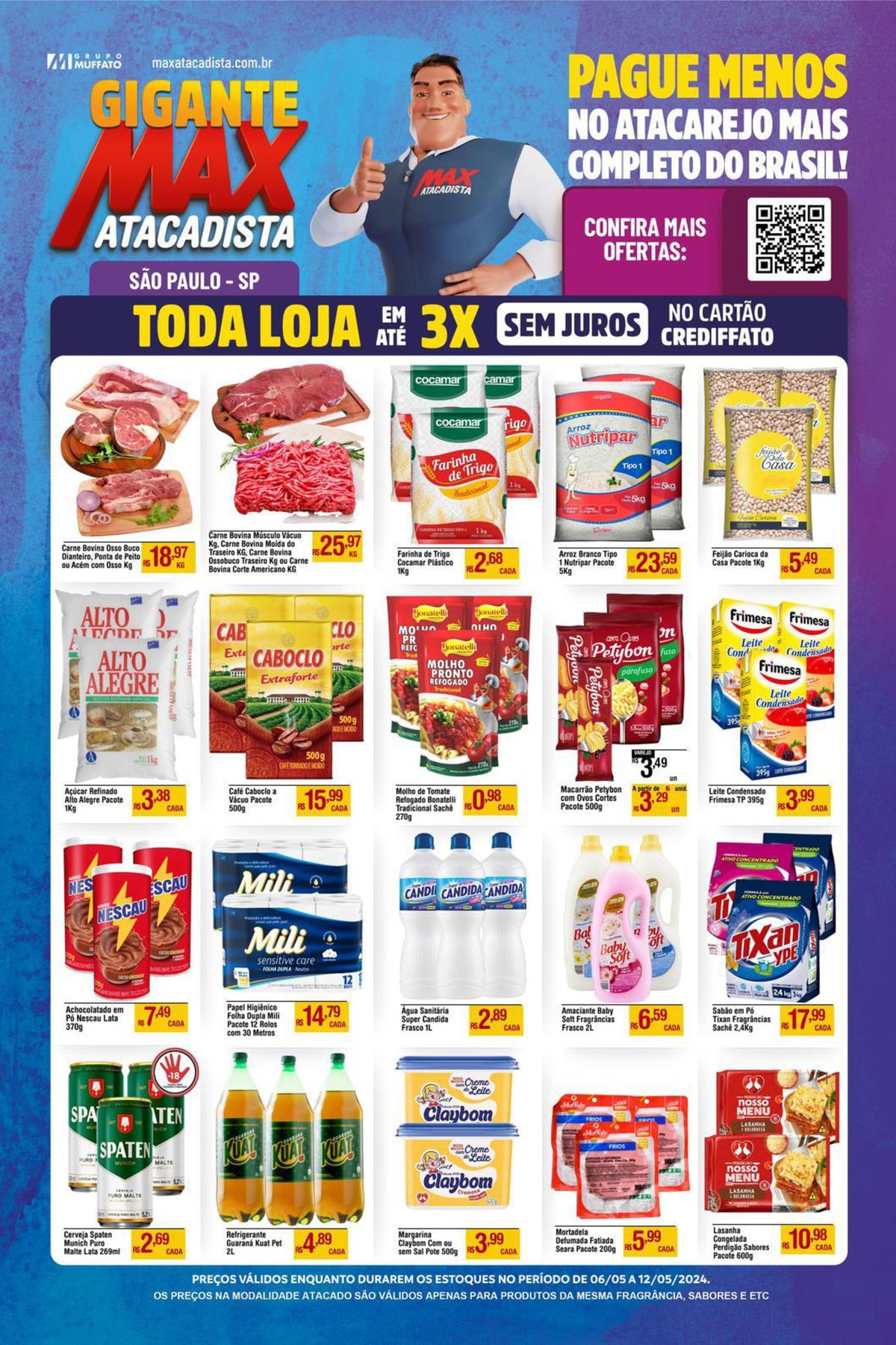 Promoção de Carnes e Molhos na Max Atacadista