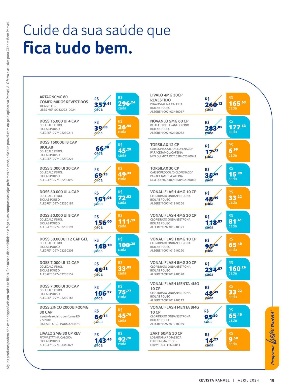 Descontos em produtos farmacêuticos