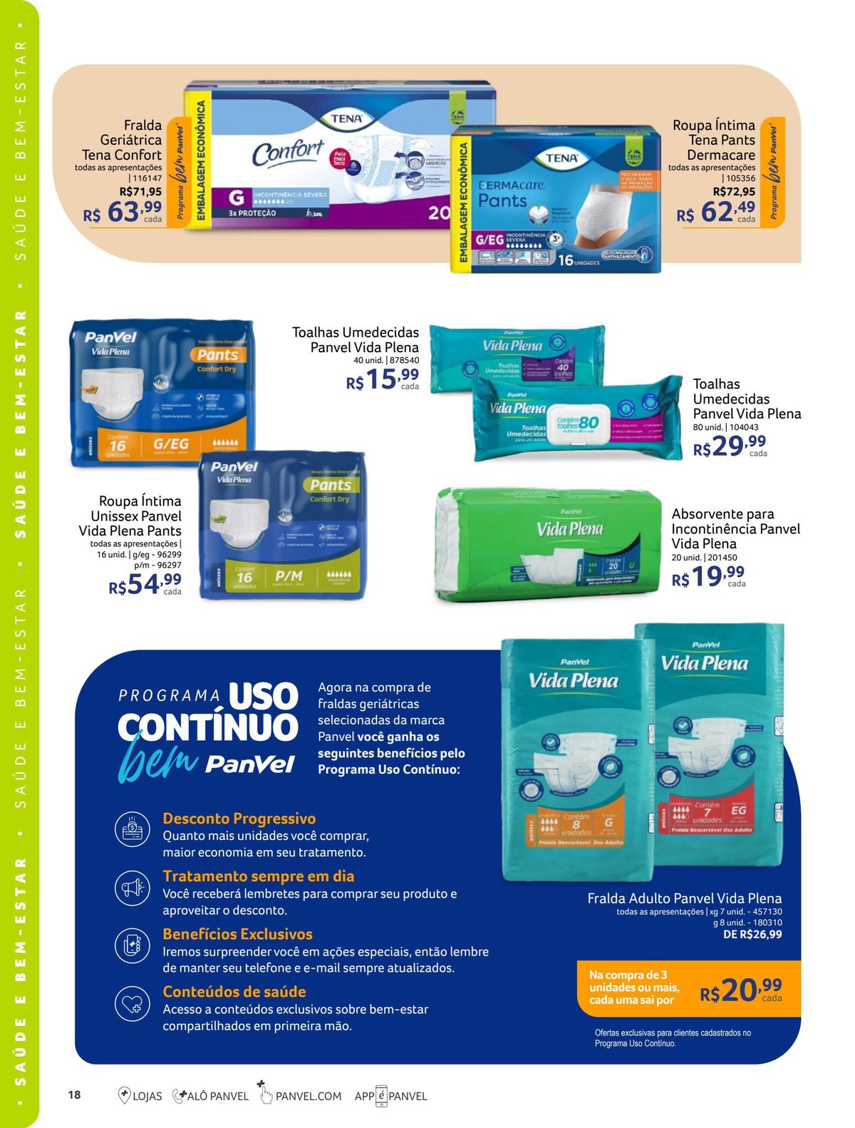 Promoção em Fraldas e Produtos de Higiene Íntima