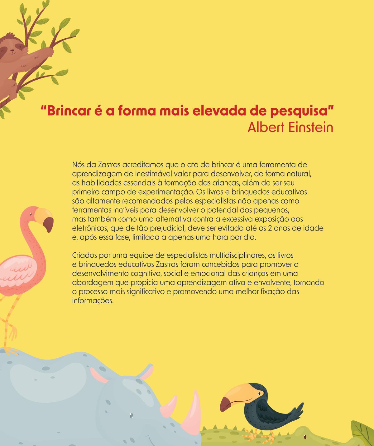 Livros e brinquedos educativos para o desenvolvimento cognitivo, social e emocional das crianças