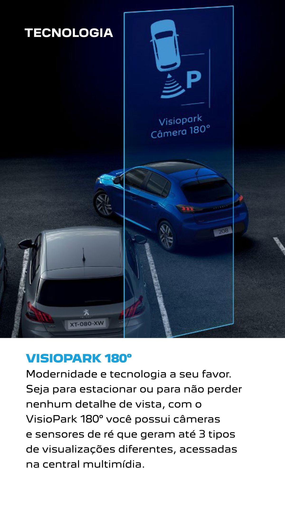 Visiopark 180º: Câmeras e sensores de ré para estacionar com facilidade