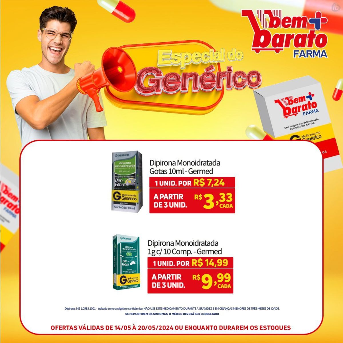 Promoção Dipirona Monoidratada Germed