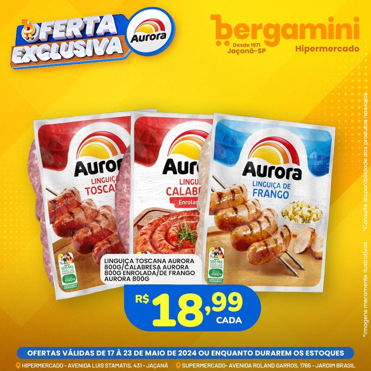 Ofertas da Semana: Frango Enrolado Aurora 800g