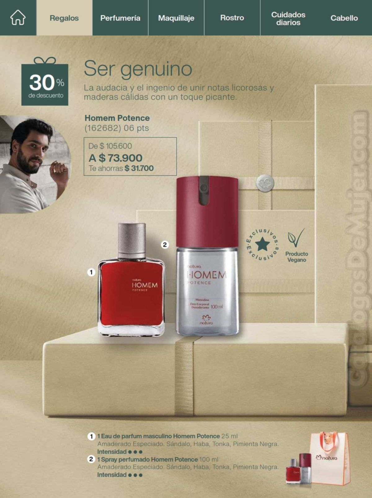 Perfumes masculinos Homem Potence em promoção