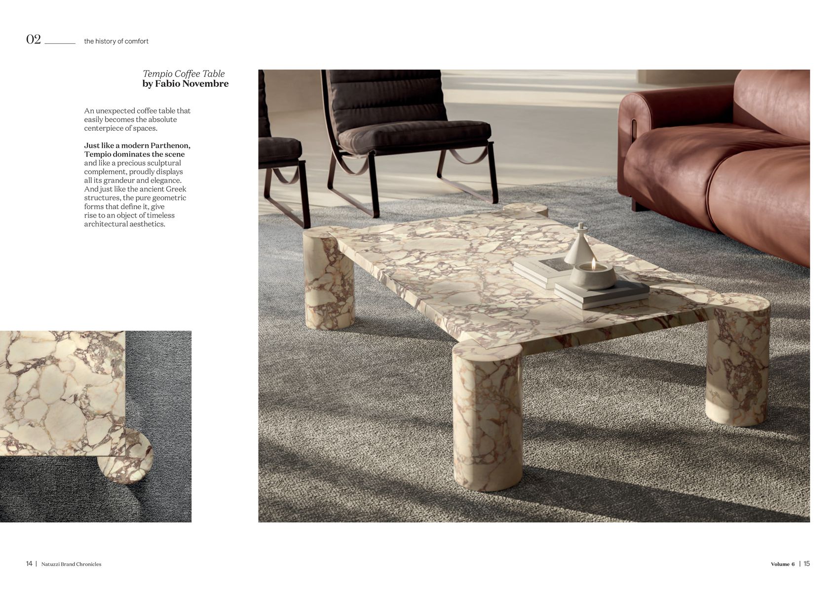 Tempio Coffee Table by Fabio Novembre - A história do conforto