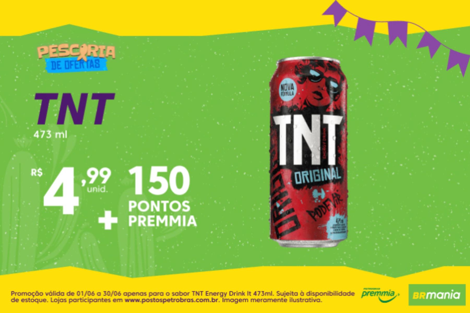 Promoção de TNT Energy Drink 473ml