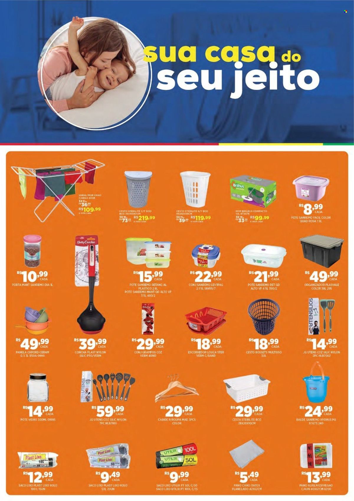 Ofertas de Supermercados: Produtos de Limpeza, Utensílios de Cozinha e Decoração