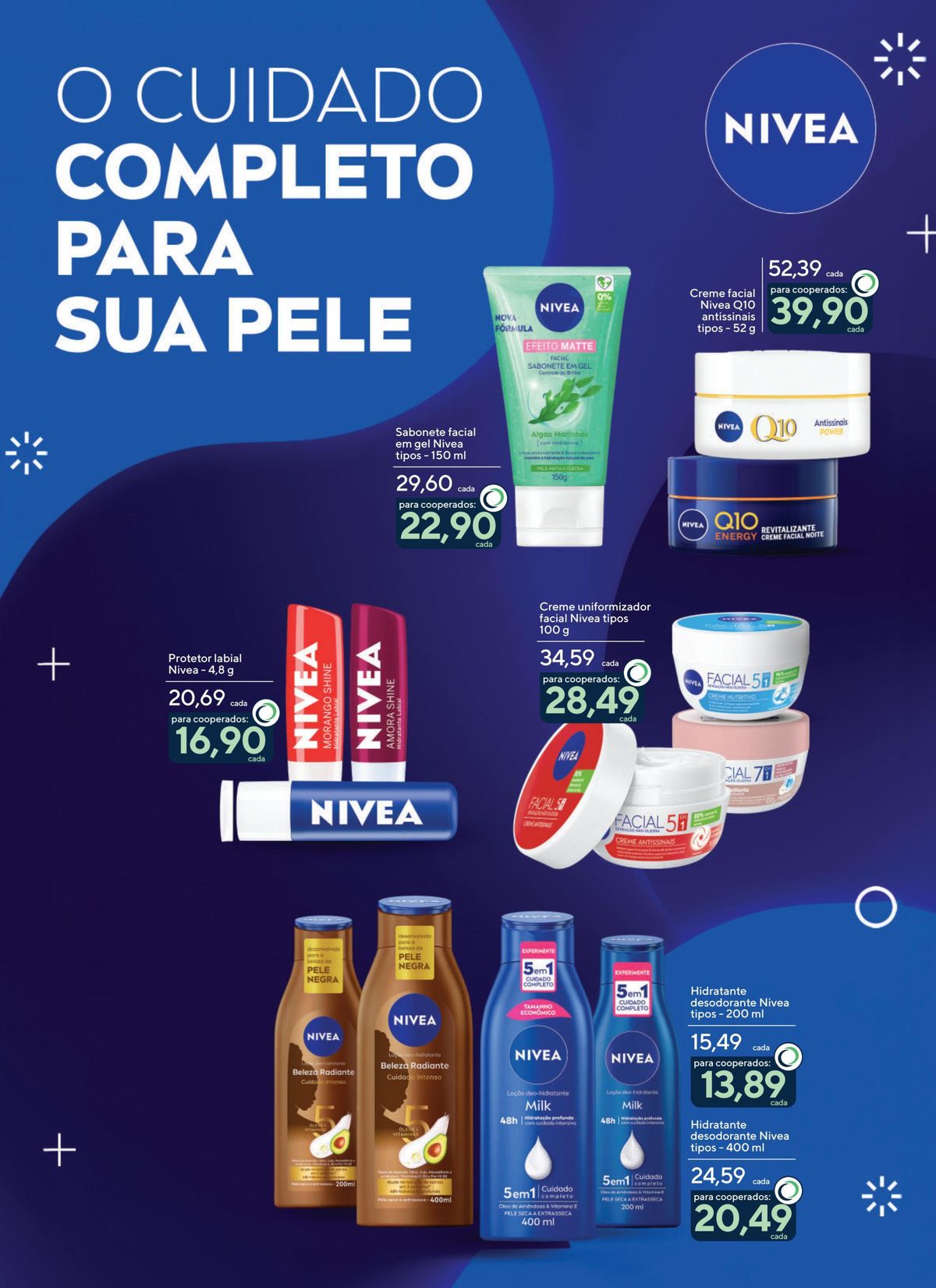 Promoção de produtos de cuidados pessoais na Coop