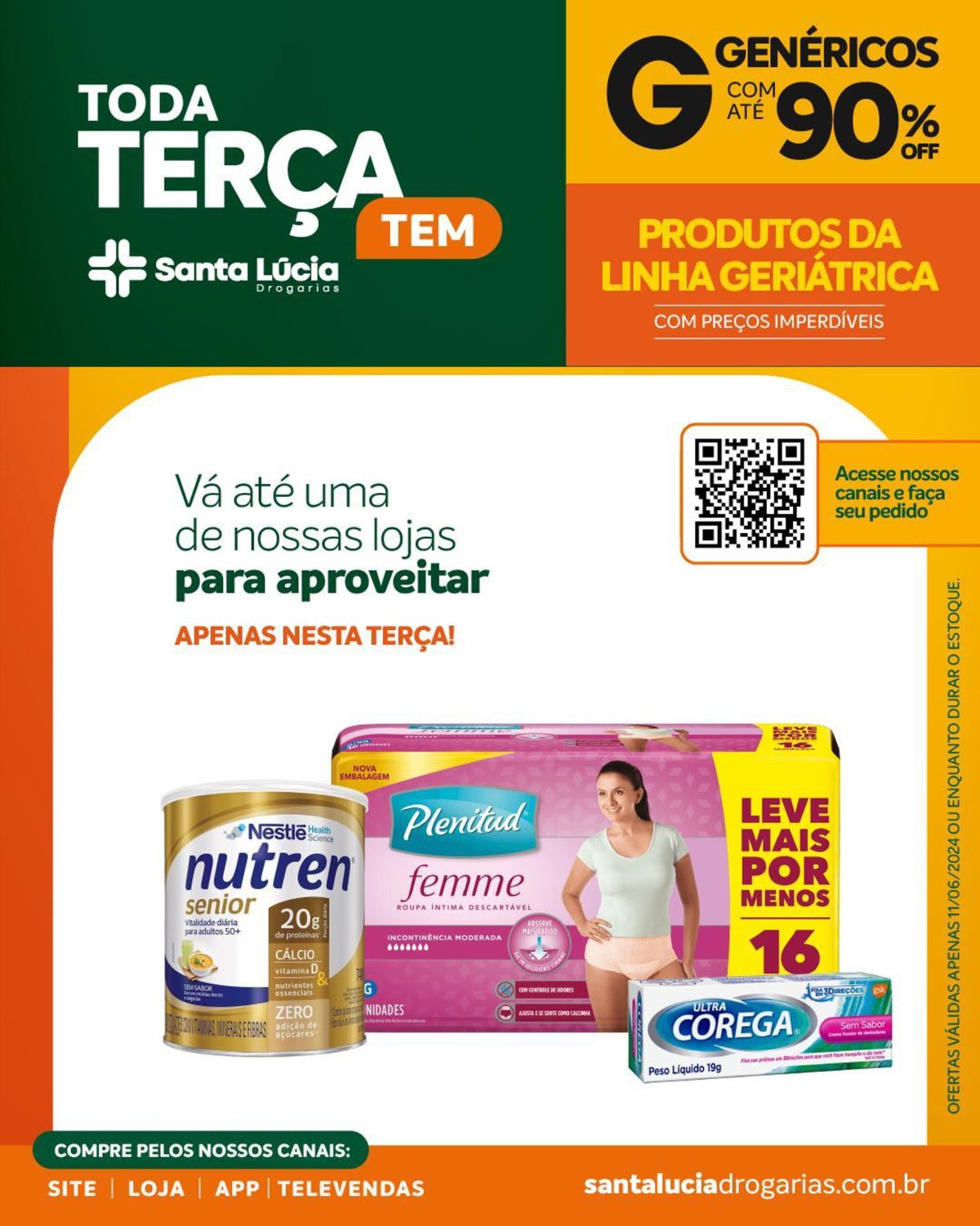 Ofertas em Genéricos na Farmácia Santa Lúcia