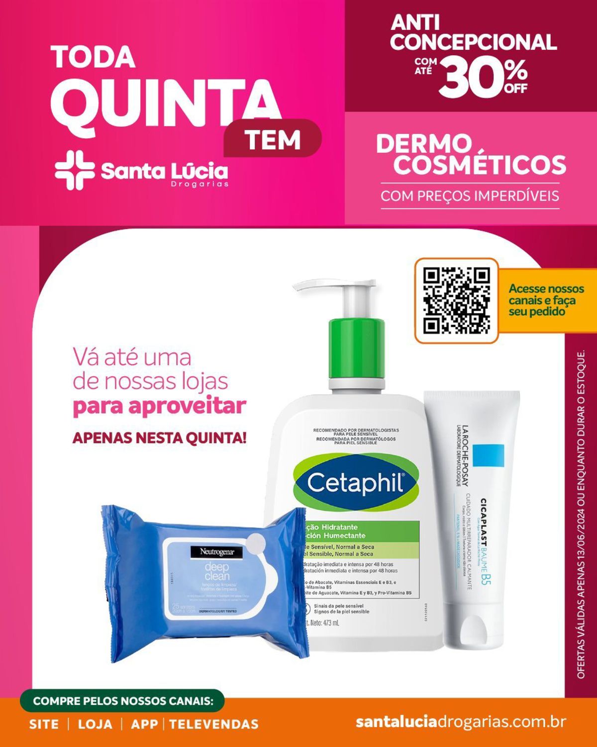 Descontos em anticoncepcionais e produtos Cetaphil