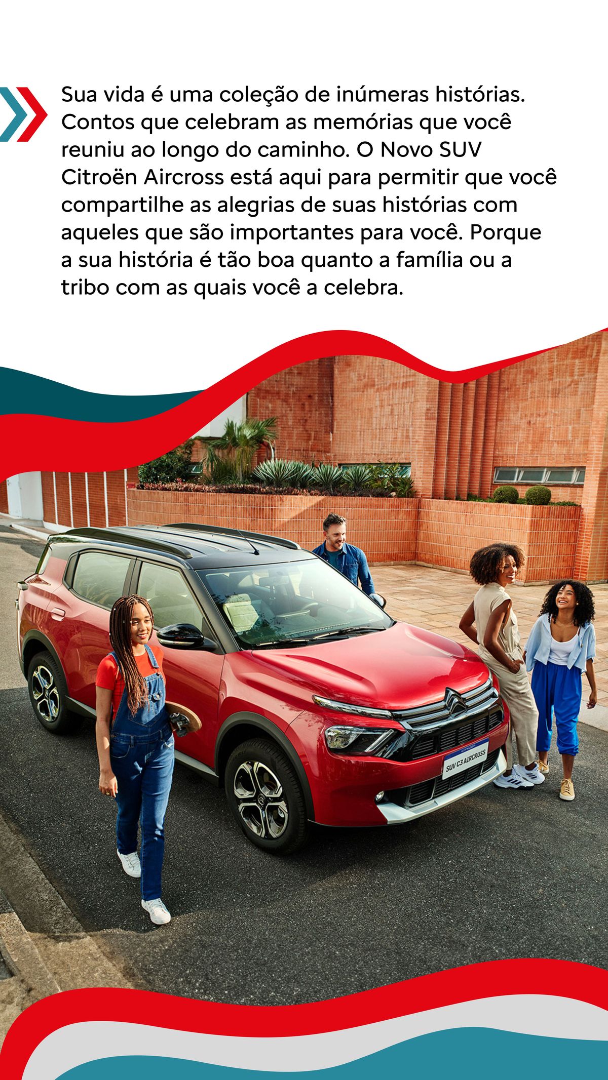 Celebre suas histórias com o Novo SUV Citroën Aircross