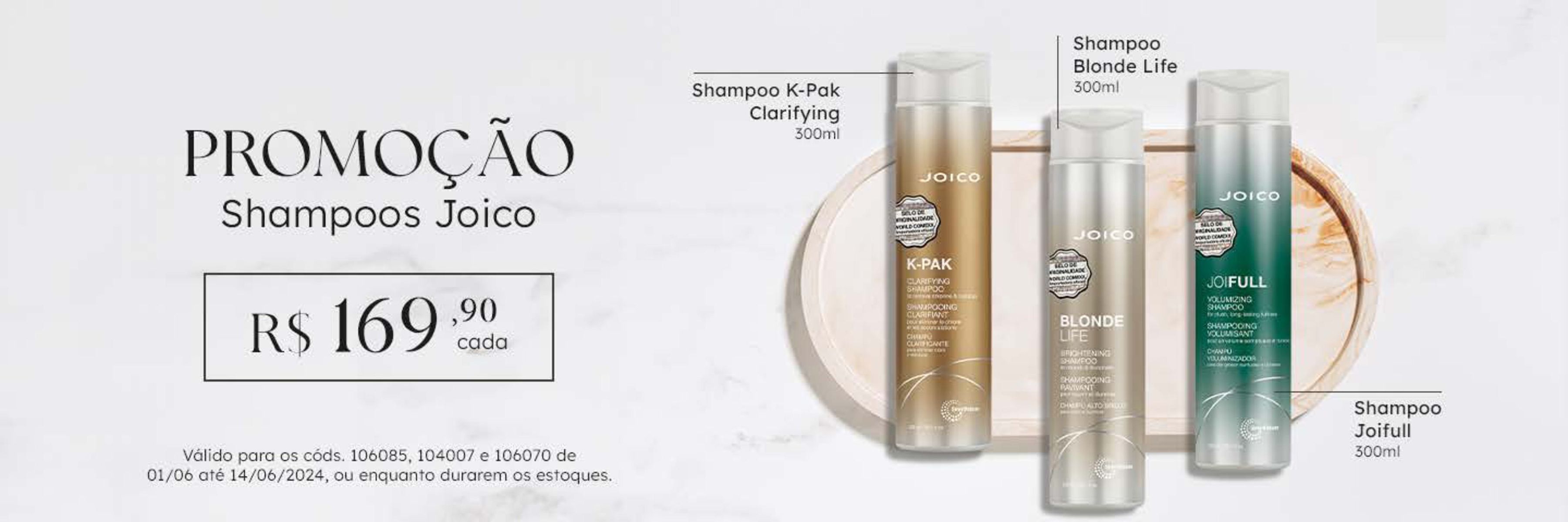 Promoção: Shampoos Joico