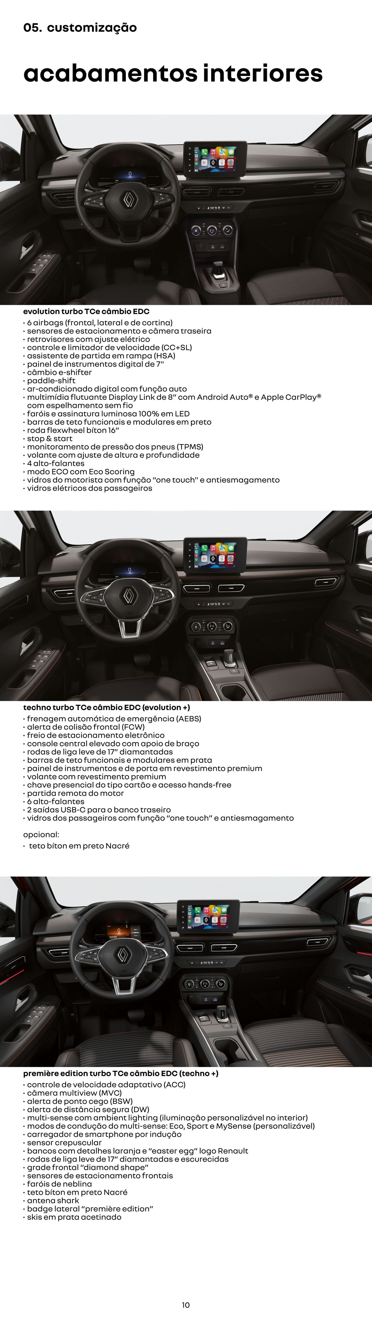 Ofertas de customização para Renault Showrooms de automóveis