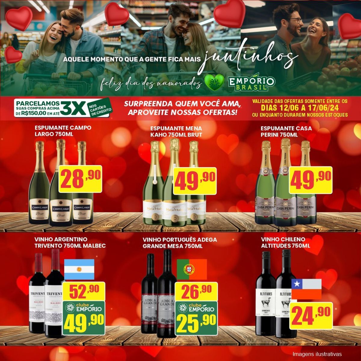 Ofertas em Espumantes e Vinhos