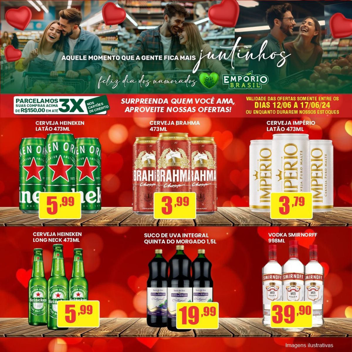 Promoção de Cervejas: Heineken, Brahma e Império