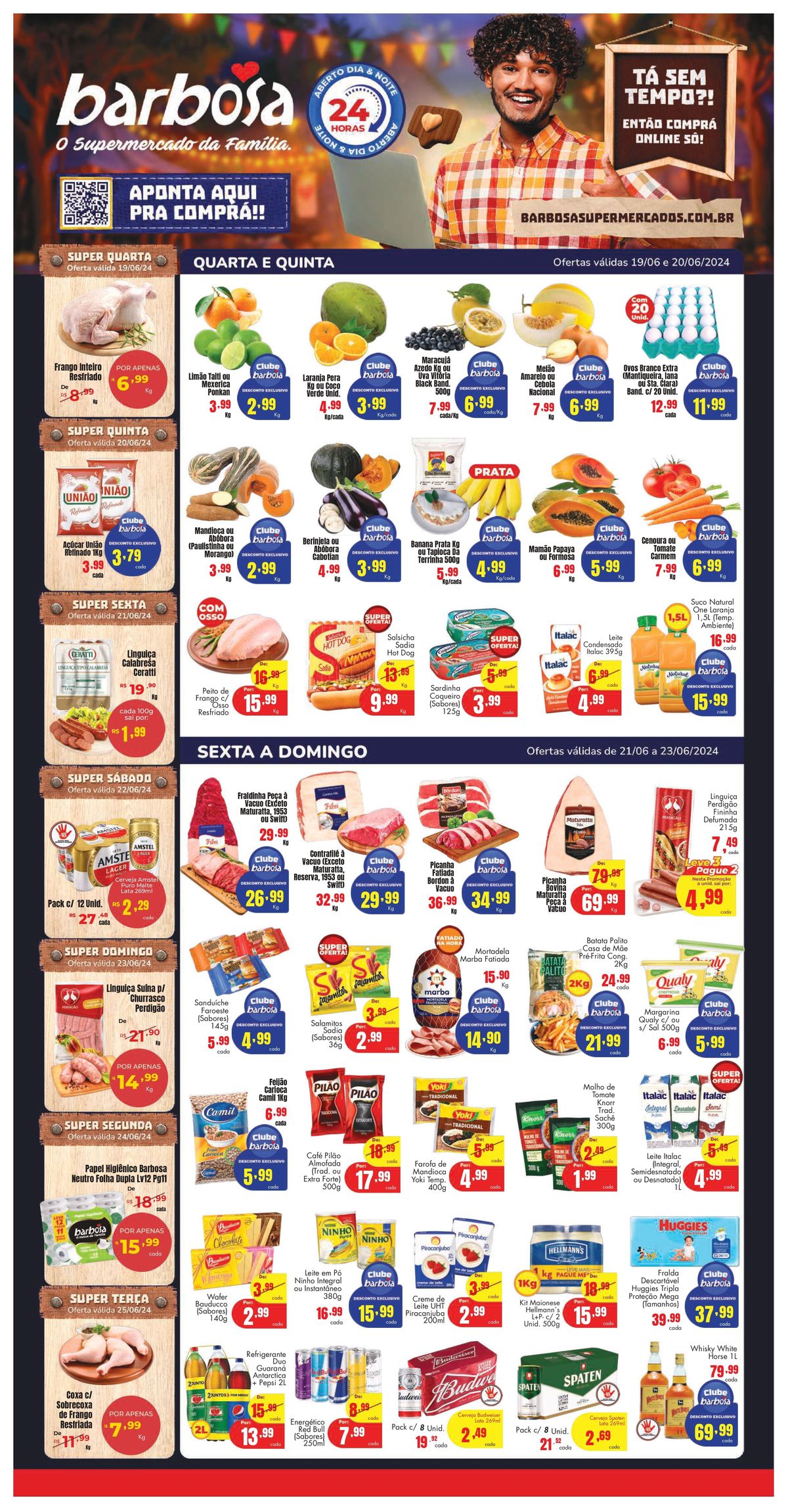 Promoção Frango Inteiro, Melão, Mexerica e mais - Barbosa Supermercados